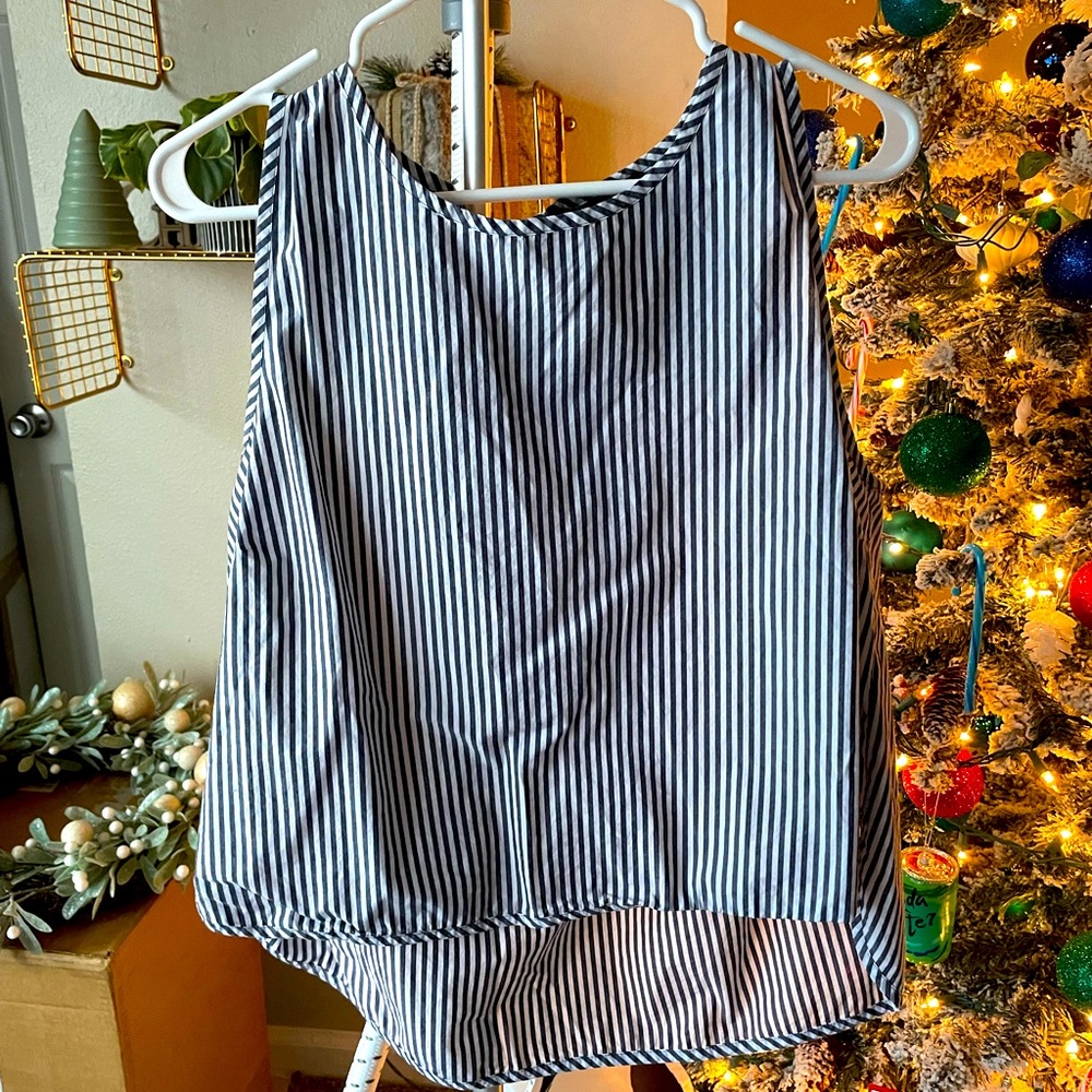 Madewell High/Low tank top